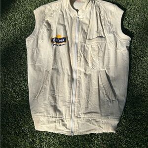 Corona Beige Sleeveless Vest
